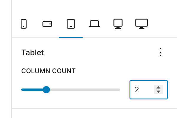 Extended features for WordPress core list