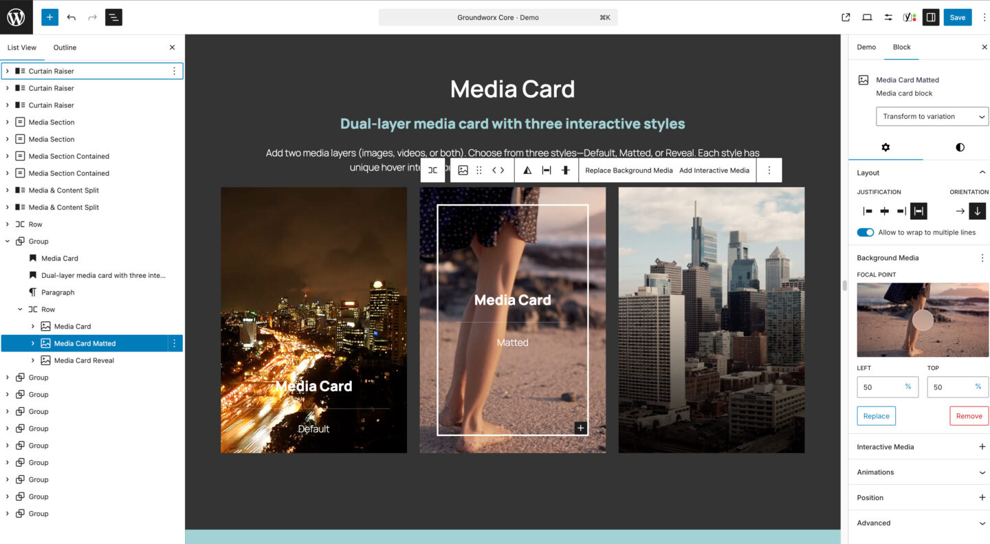 Groundworx Media Card