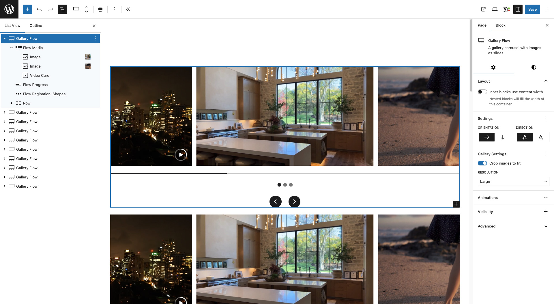 Groundworx Gallery Flow