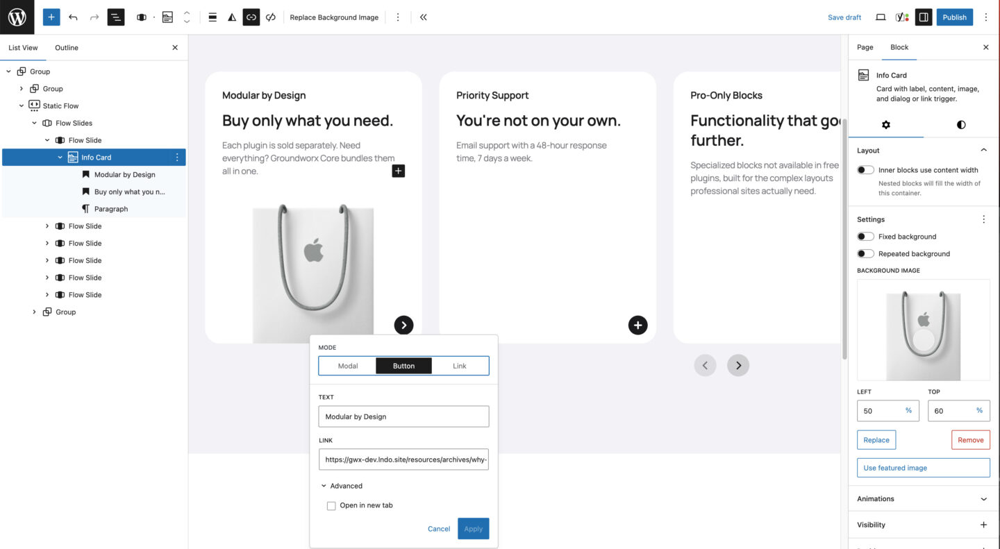 Groundworx Info Card