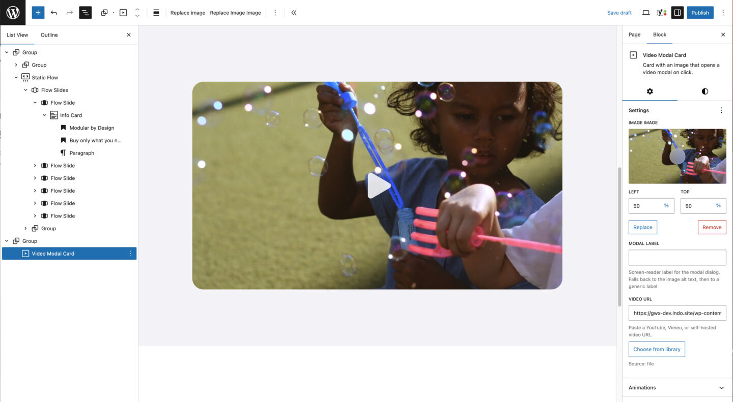 Groundworx Video Modal Card